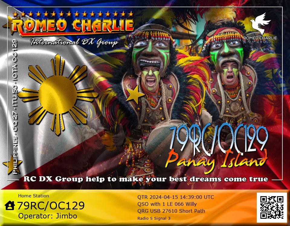 eQSL 79RC OC129 Mr. Jimbo